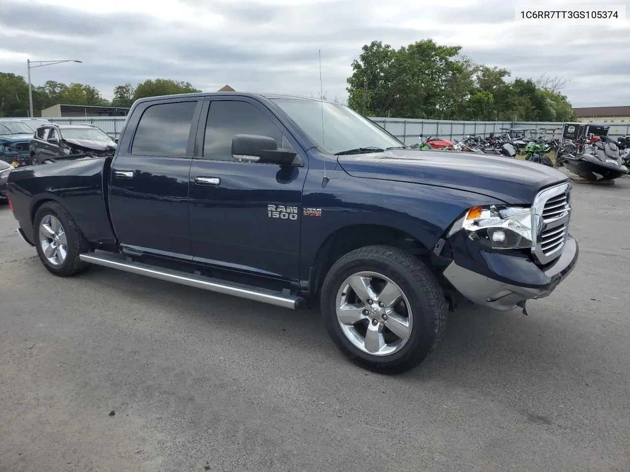 2016 Ram 1500 Slt VIN: 1C6RR7TT3GS105374 Lot: 69742424