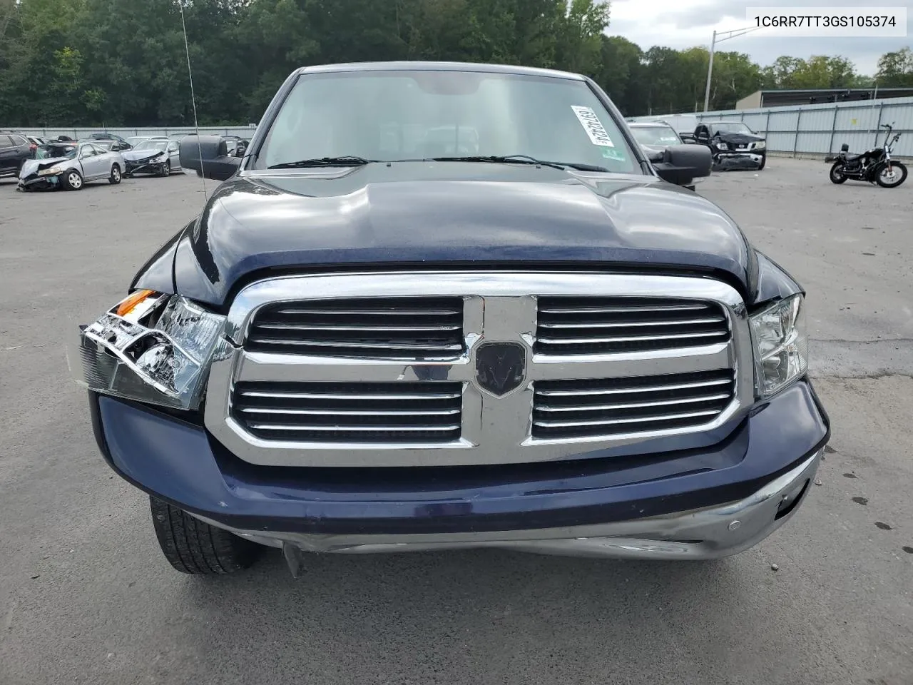 2016 Ram 1500 Slt VIN: 1C6RR7TT3GS105374 Lot: 69742424