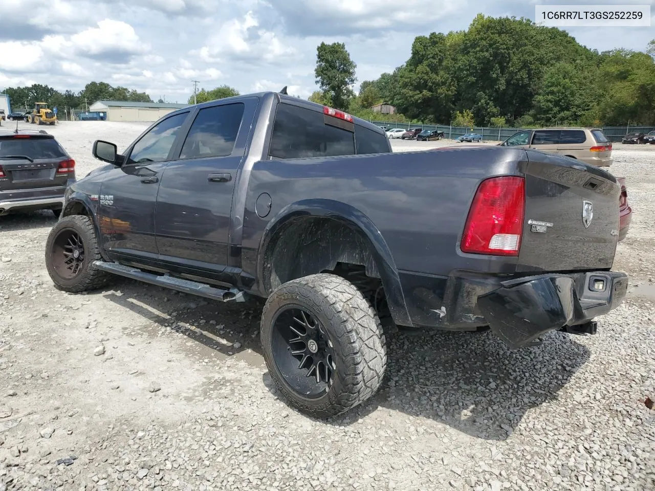 2016 Ram 1500 Slt VIN: 1C6RR7LT3GS252259 Lot: 69890774