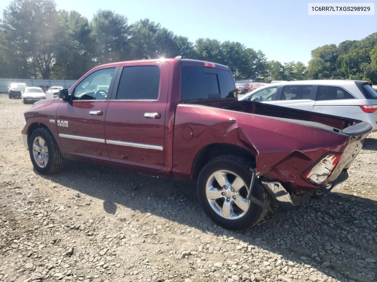 2016 Ram 1500 Slt VIN: 1C6RR7LTXGS298929 Lot: 70041584