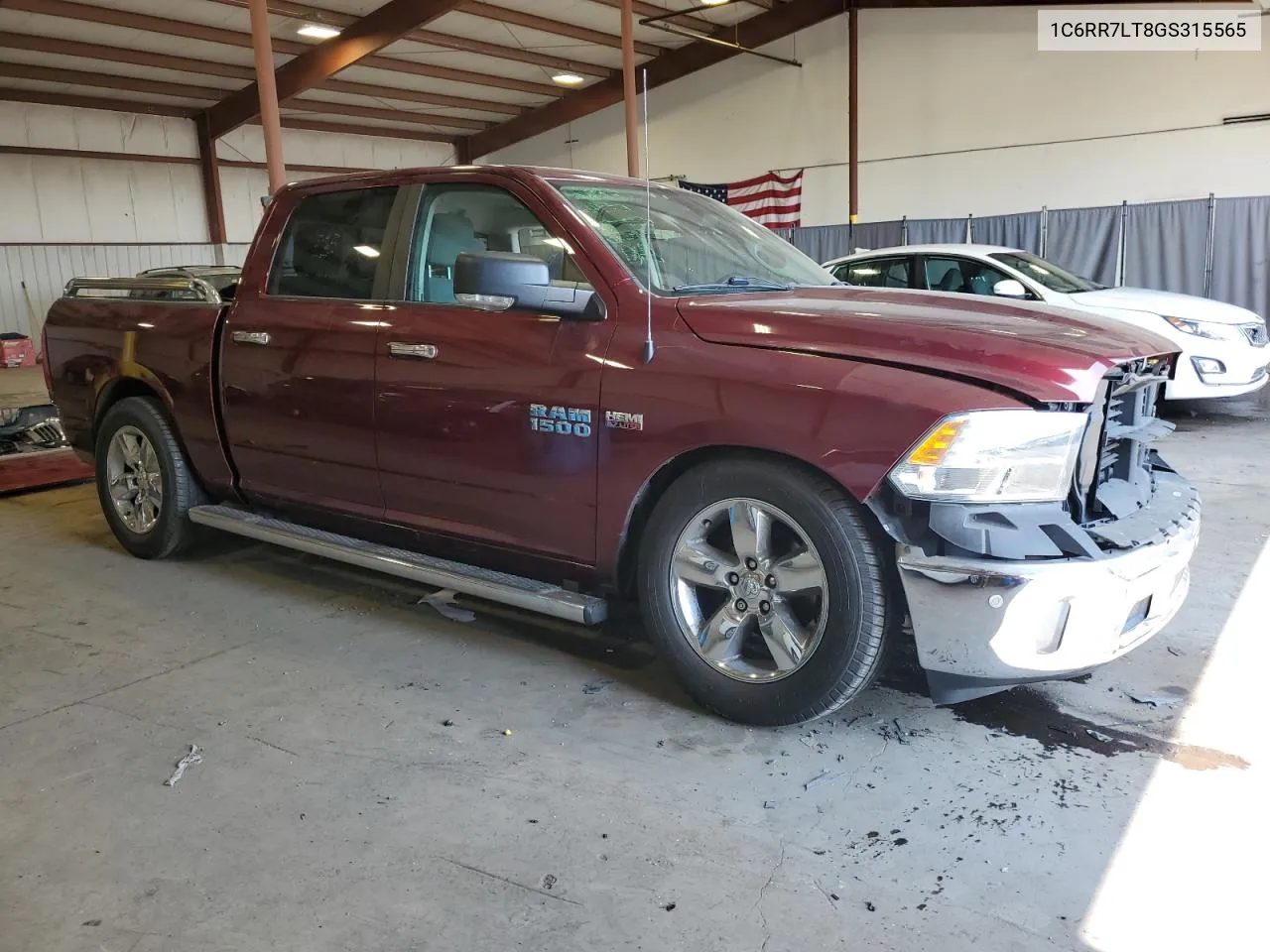 2016 Ram 1500 Slt VIN: 1C6RR7LT8GS315565 Lot: 70250134