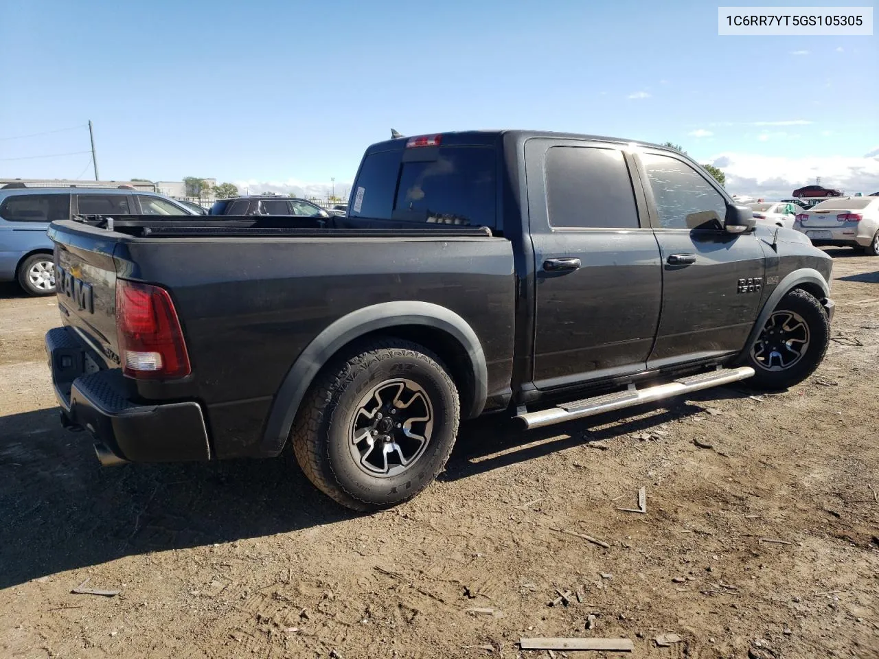 2016 Ram 1500 Rebel VIN: 1C6RR7YT5GS105305 Lot: 70266144