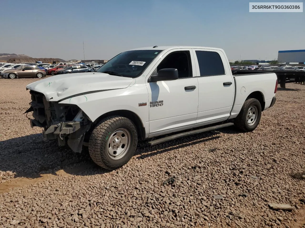 2016 Ram 1500 St VIN: 3C6RR6KT9GG360386 Lot: 70624134