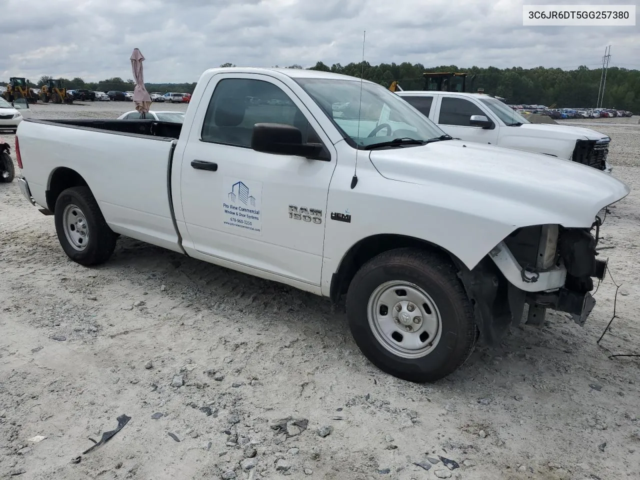 2016 Ram 1500 St VIN: 3C6JR6DT5GG257380 Lot: 70878254