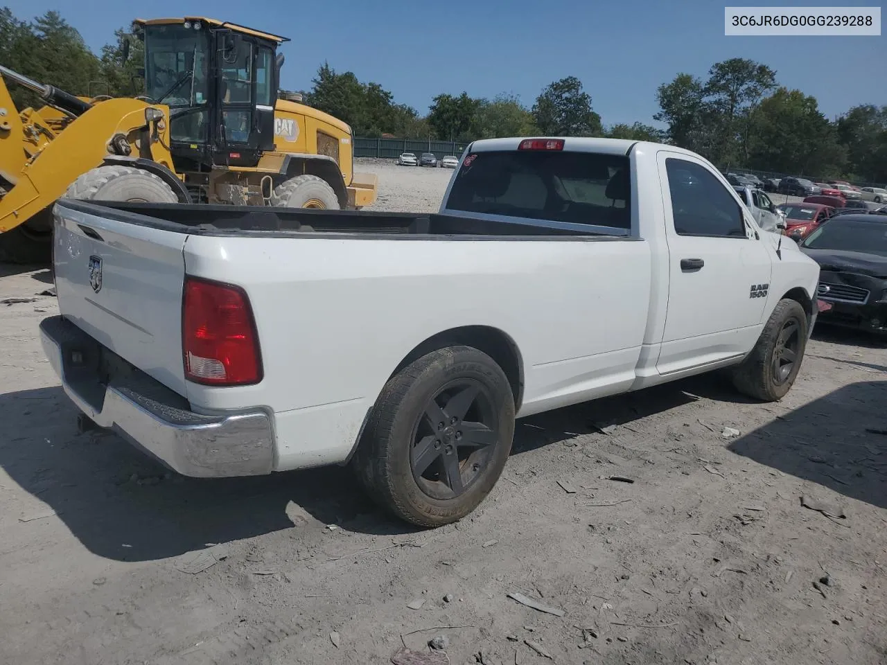 2016 Ram 1500 St VIN: 3C6JR6DG0GG239288 Lot: 70888234