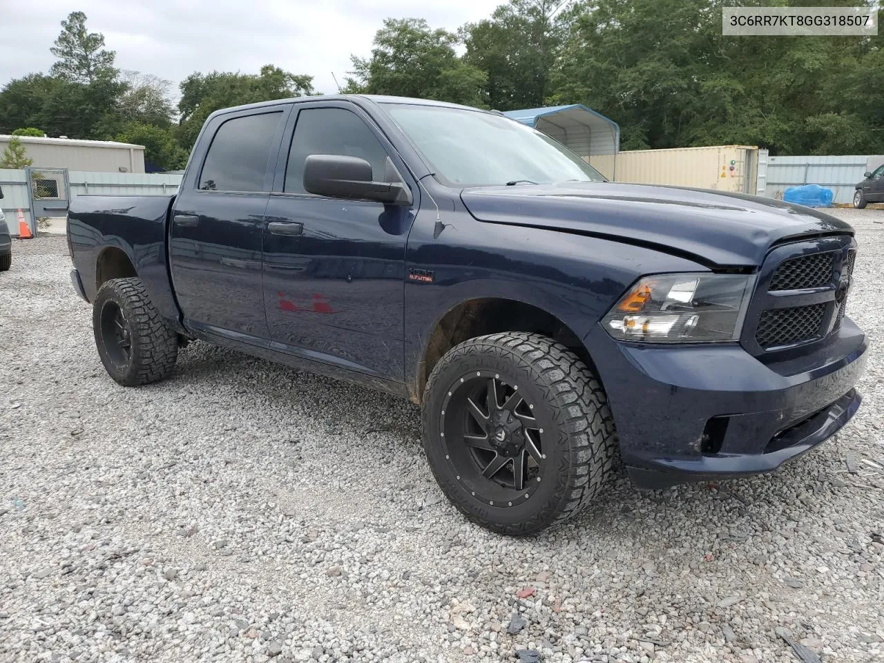 2016 Ram 1500 St VIN: 3C6RR7KT8GG318507 Lot: 71154684