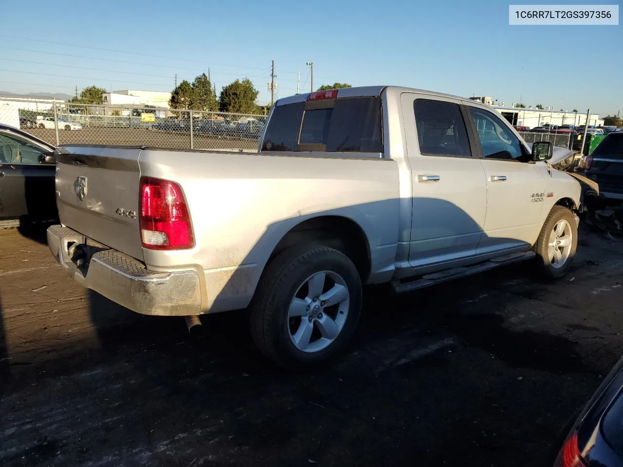 2016 Ram 1500 Slt VIN: 1C6RR7LT2GS397356 Lot: 71189214