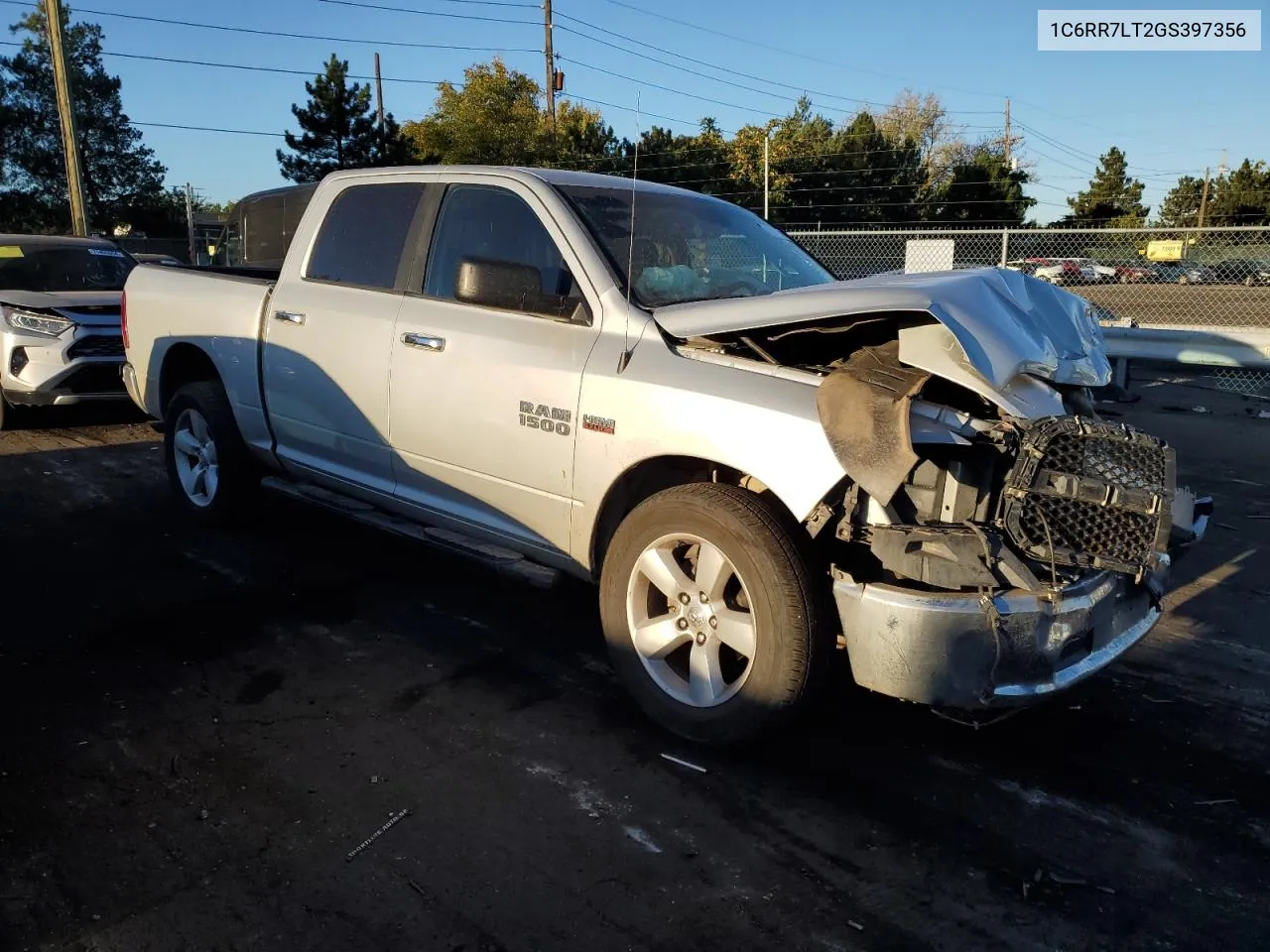 2016 Ram 1500 Slt VIN: 1C6RR7LT2GS397356 Lot: 71189214