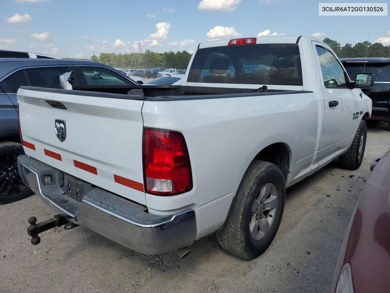 2016 Ram 1500 St VIN: 3C6JR6AT2GG130526 Lot: 71371024