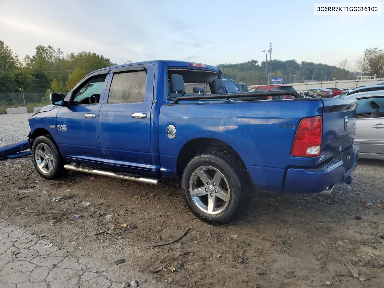 2016 Ram 1500 St VIN: 3C6RR7KT1GG316100 Lot: 71410354