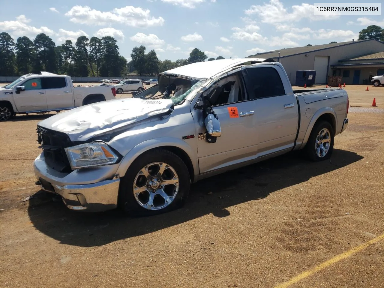 2016 Ram 1500 Laramie VIN: 1C6RR7NM0GS315484 Lot: 71610574