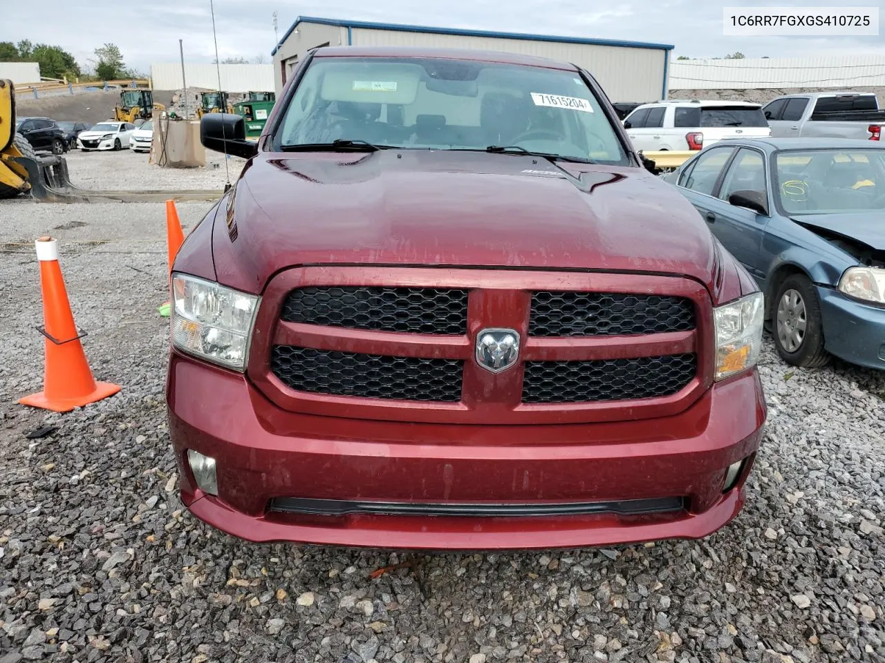 2016 Ram 1500 St VIN: 1C6RR7FGXGS410725 Lot: 71615204