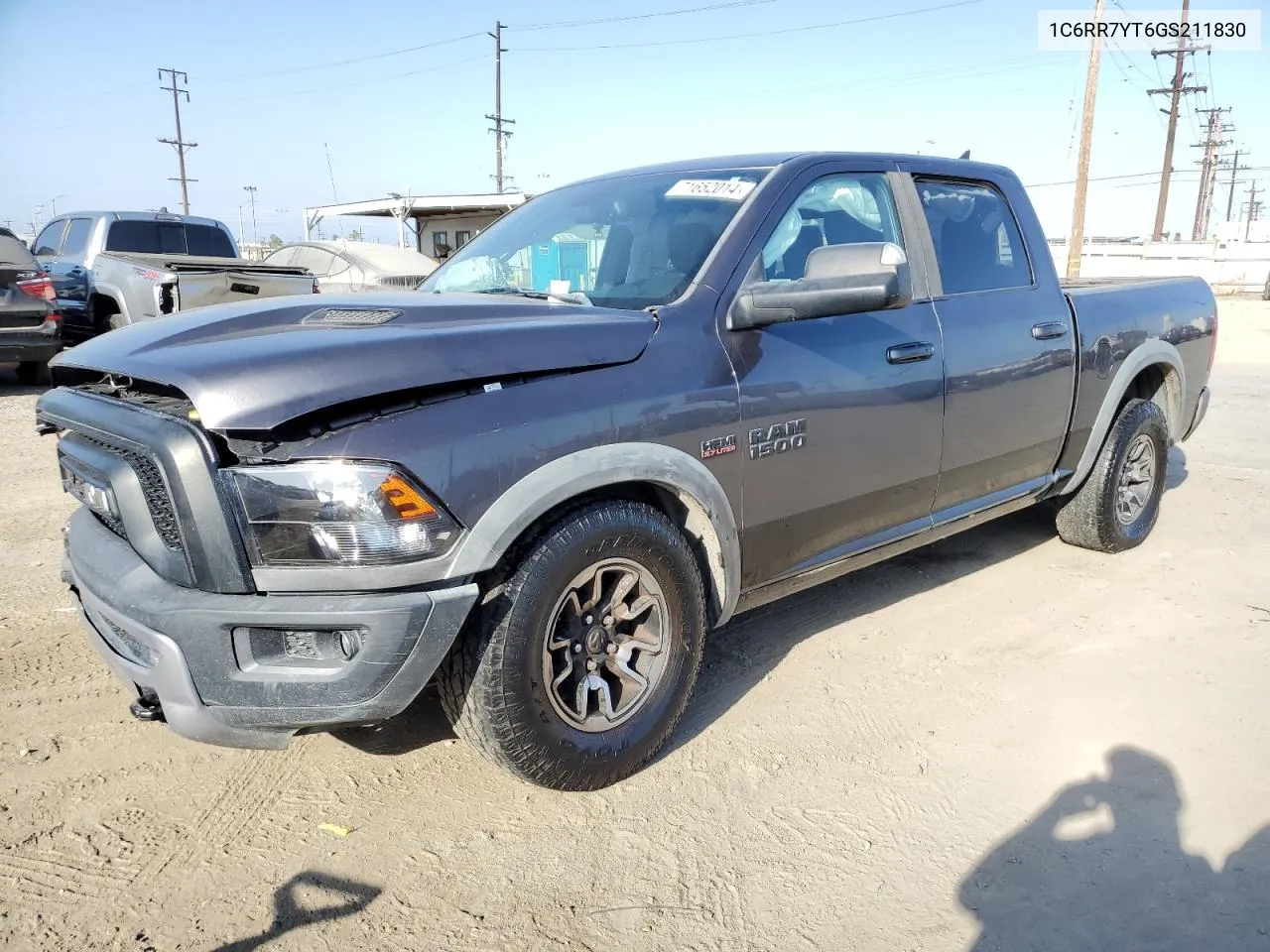 2016 Ram 1500 Rebel VIN: 1C6RR7YT6GS211830 Lot: 71652014