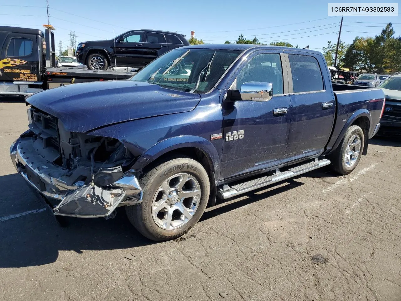 2016 Ram 1500 Laramie VIN: 1C6RR7NT4GS302583 Lot: 71717014