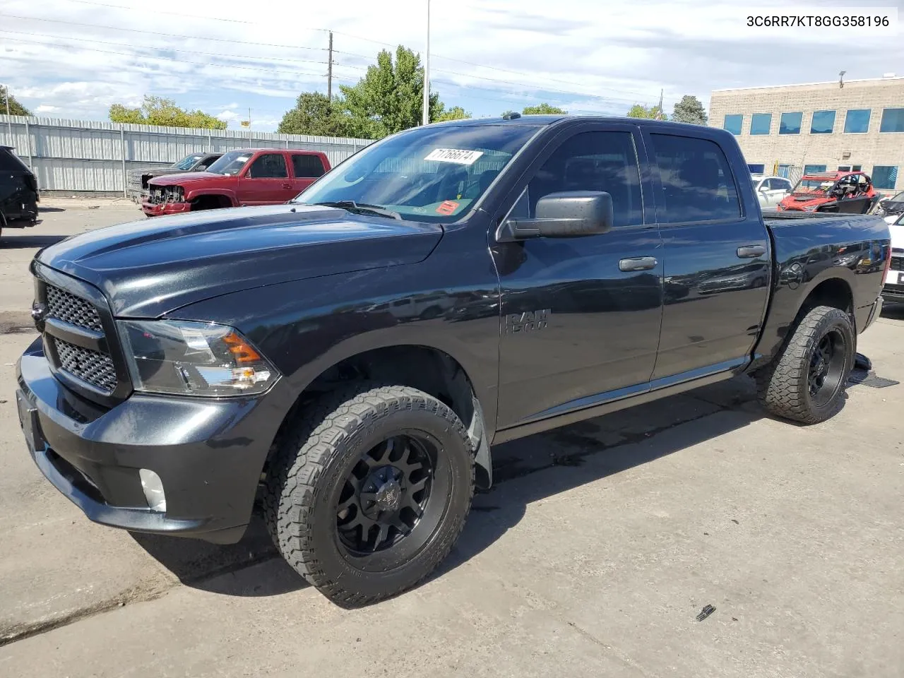 2016 Ram 1500 St VIN: 3C6RR7KT8GG358196 Lot: 71766674