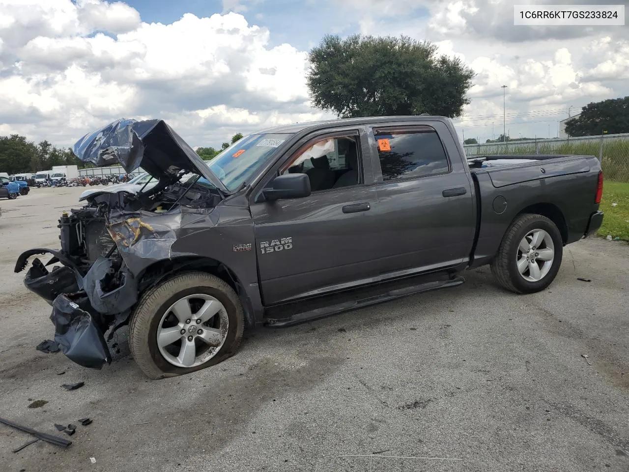 2016 Ram 1500 St VIN: 1C6RR6KT7GS233824 Lot: 71791554