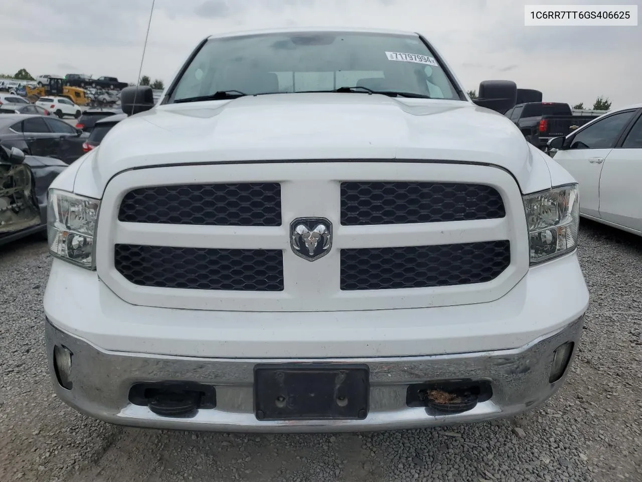 2016 Ram 1500 Slt VIN: 1C6RR7TT6GS406625 Lot: 71797994