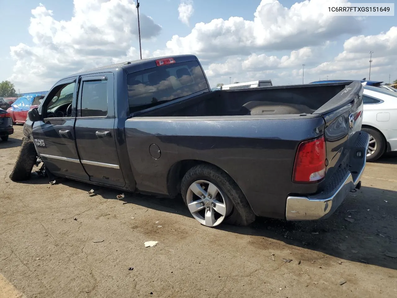 2016 Ram 1500 St VIN: 1C6RR7FTXGS151649 Lot: 71799804