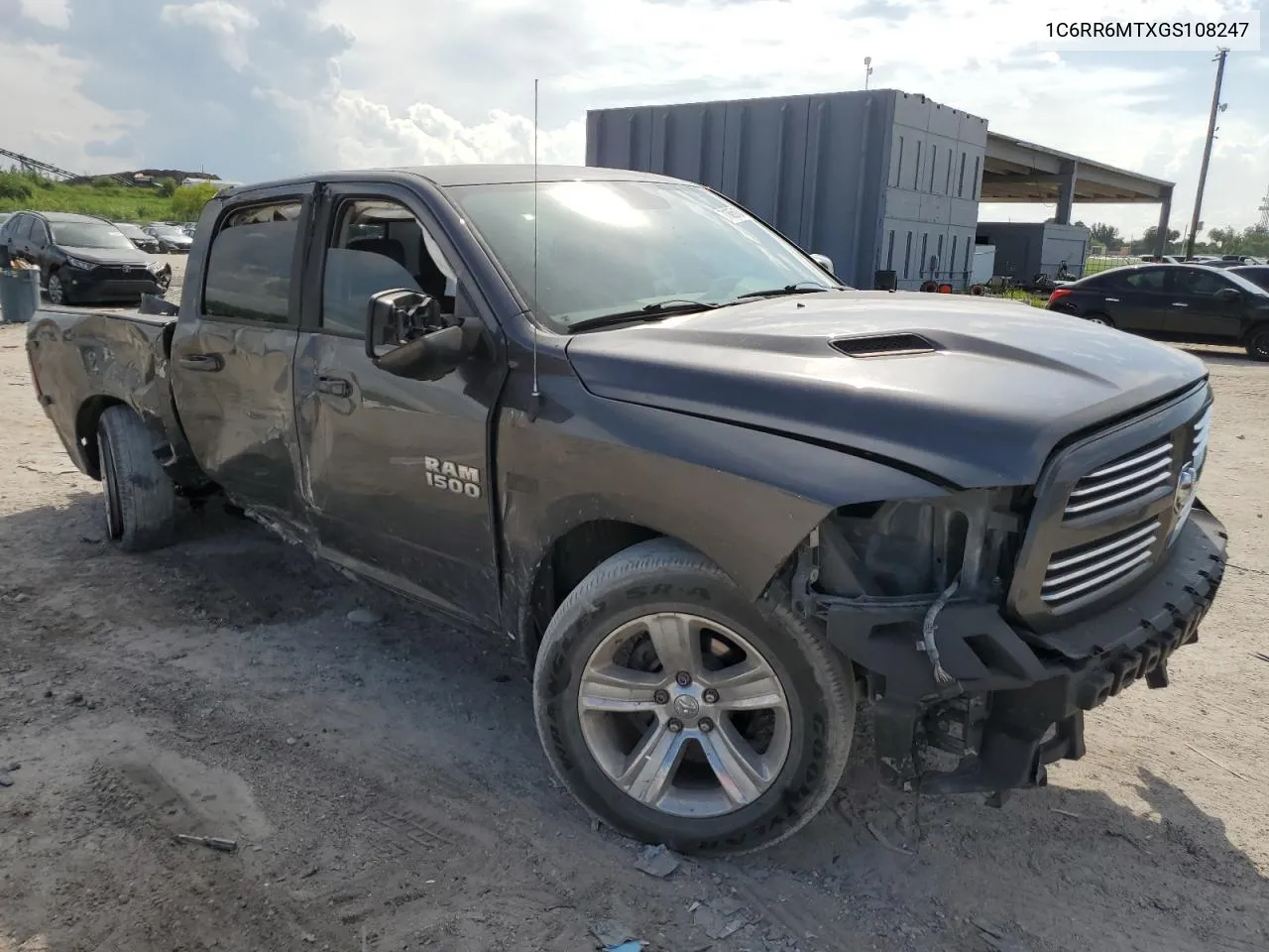 2016 Ram 1500 Sport VIN: 1C6RR6MTXGS108247 Lot: 71865104