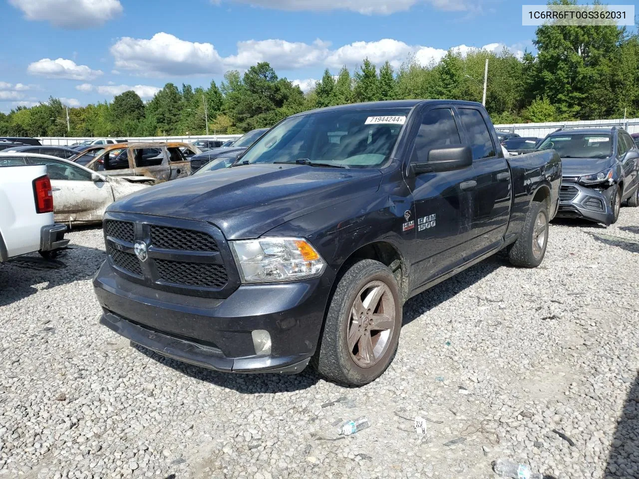 2016 Ram 1500 St VIN: 1C6RR6FT0GS362031 Lot: 71944244