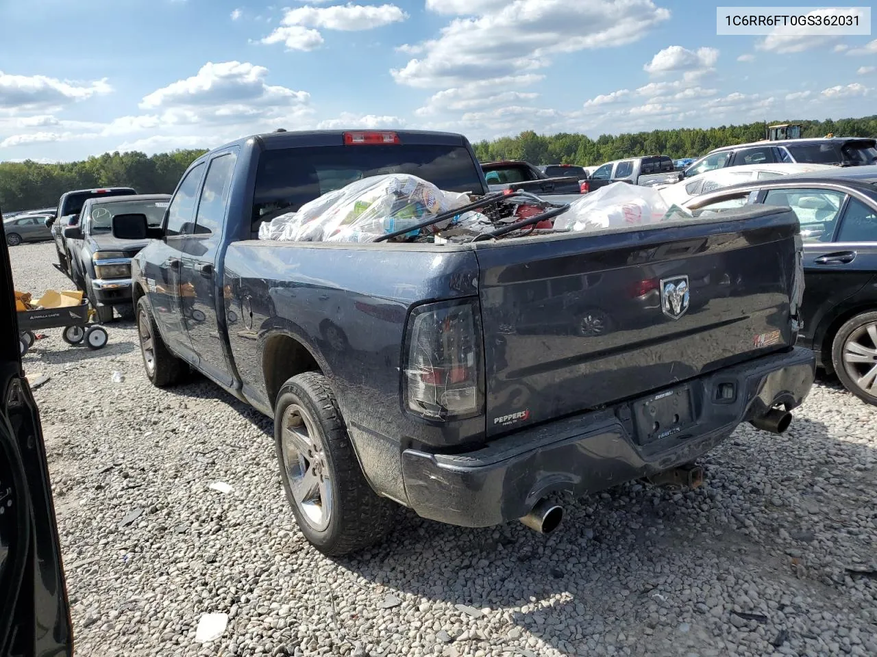 2016 Ram 1500 St VIN: 1C6RR6FT0GS362031 Lot: 71944244