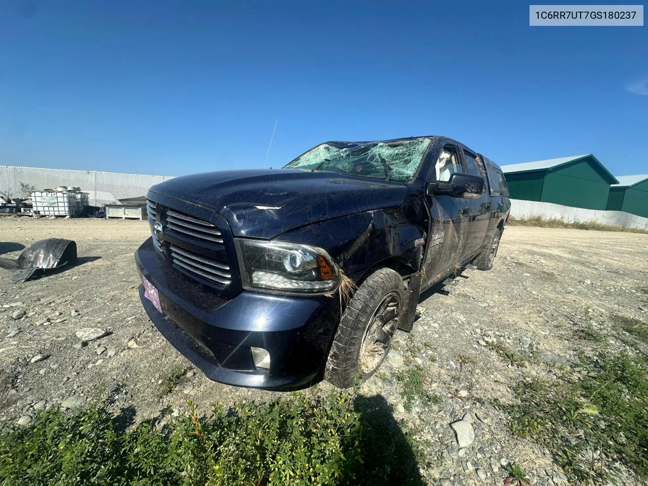 2016 Ram 1500 Sport VIN: 1C6RR7UT7GS180237 Lot: 71996904