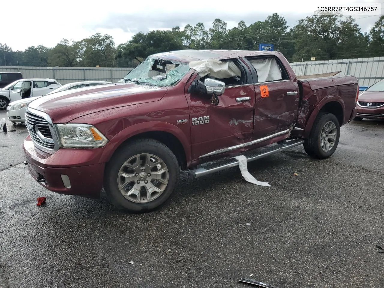 1C6RR7PT4GS346757 2016 Ram 1500 Longhorn