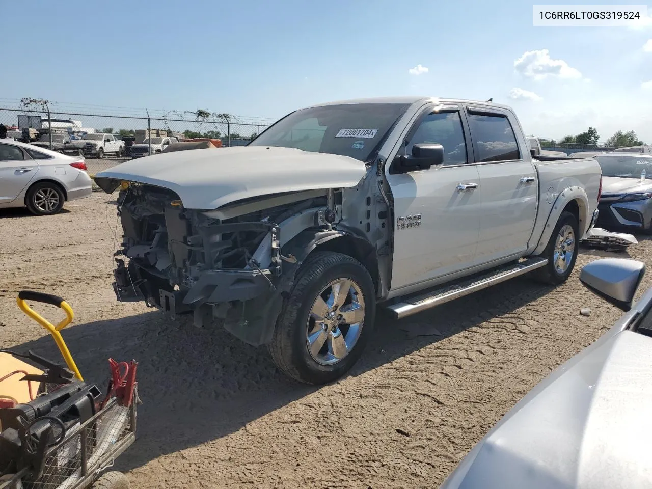 2016 Ram 1500 Slt VIN: 1C6RR6LT0GS319524 Lot: 72061704