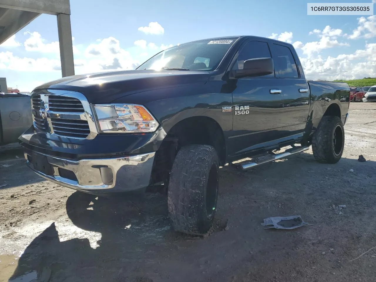 1C6RR7GT3GS305035 2016 Ram 1500 Slt