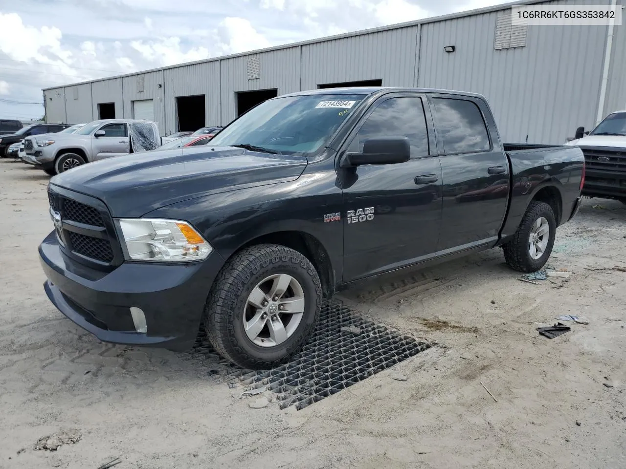 2016 Ram 1500 St VIN: 1C6RR6KT6GS353842 Lot: 72143954