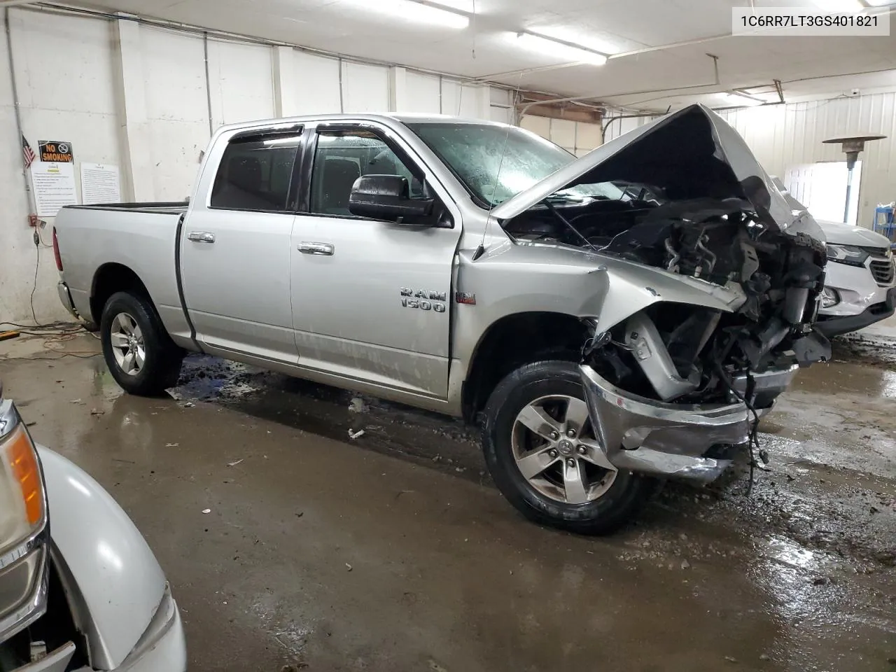 2016 Ram 1500 Slt VIN: 1C6RR7LT3GS401821 Lot: 72353994