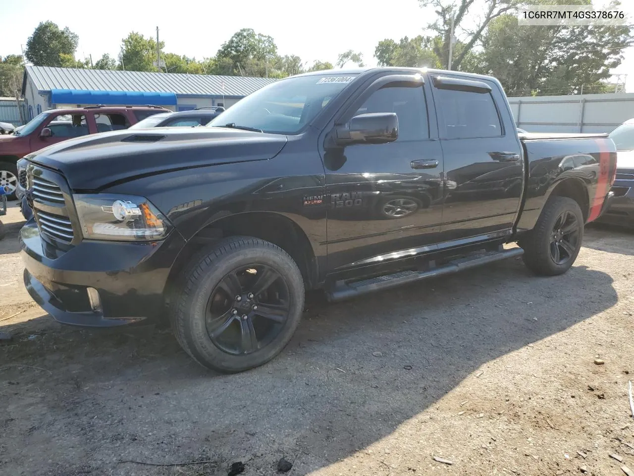 2016 Ram 1500 Sport VIN: 1C6RR7MT4GS378676 Lot: 72361004