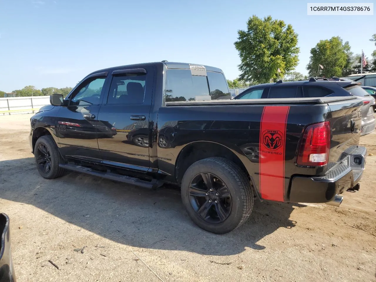 2016 Ram 1500 Sport VIN: 1C6RR7MT4GS378676 Lot: 72361004