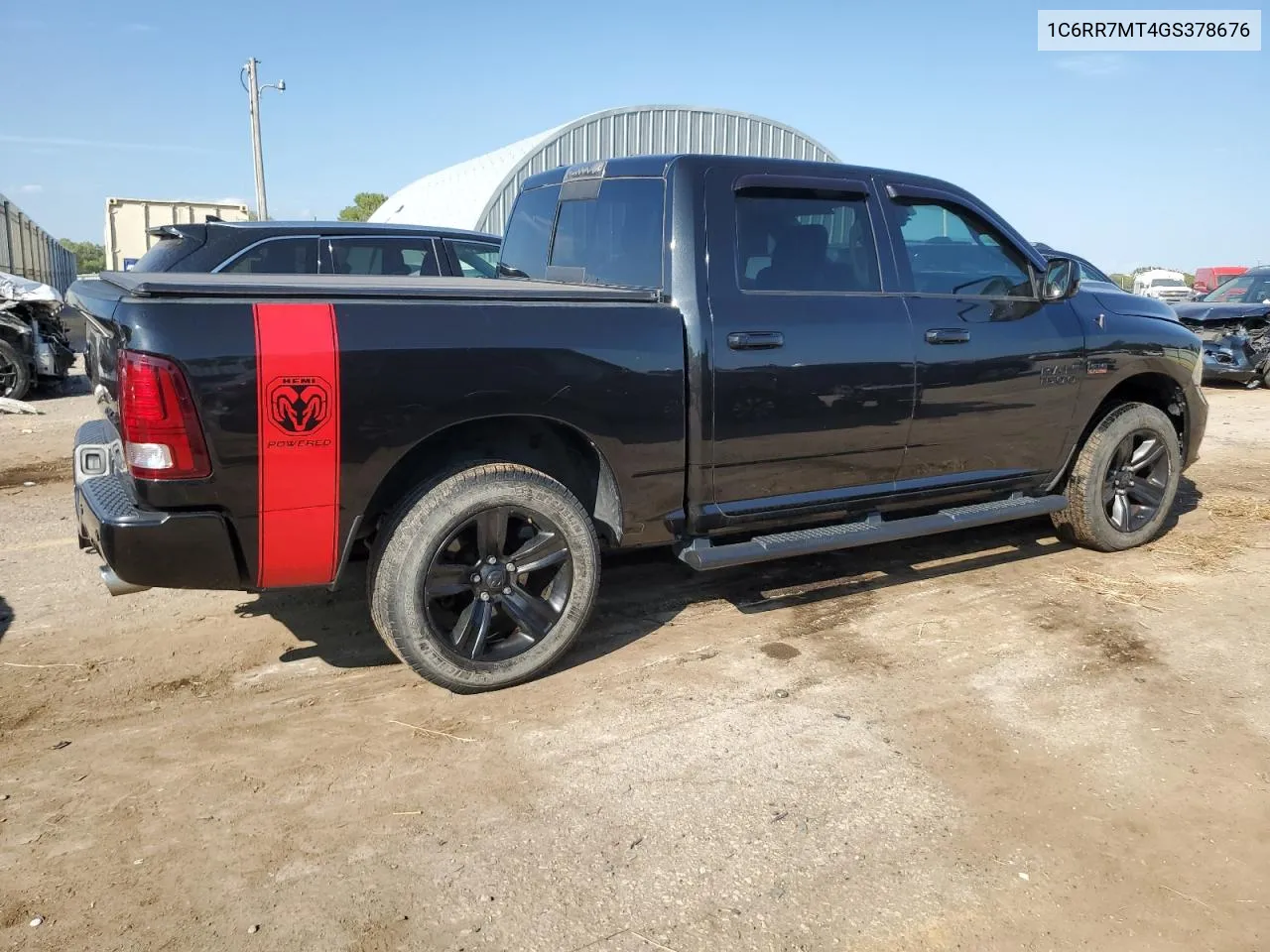 2016 Ram 1500 Sport VIN: 1C6RR7MT4GS378676 Lot: 72361004