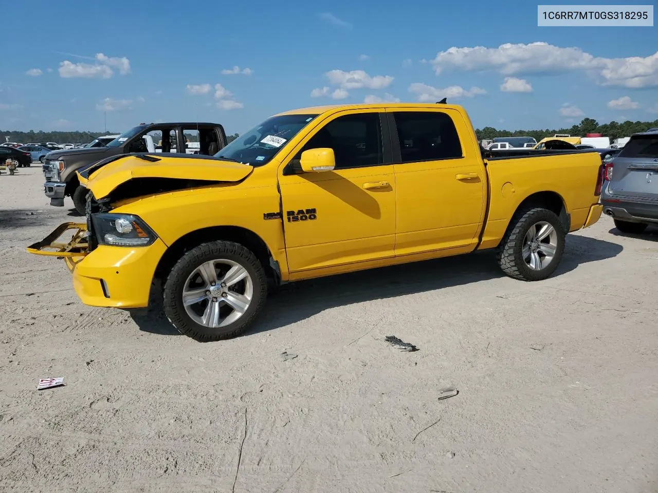 2016 Ram 1500 Sport VIN: 1C6RR7MT0GS318295 Lot: 72364064