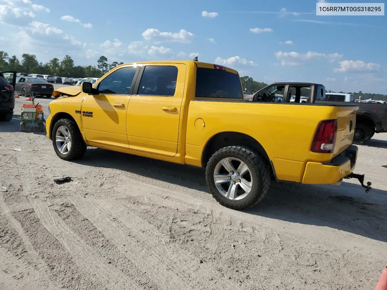 2016 Ram 1500 Sport VIN: 1C6RR7MT0GS318295 Lot: 72364064