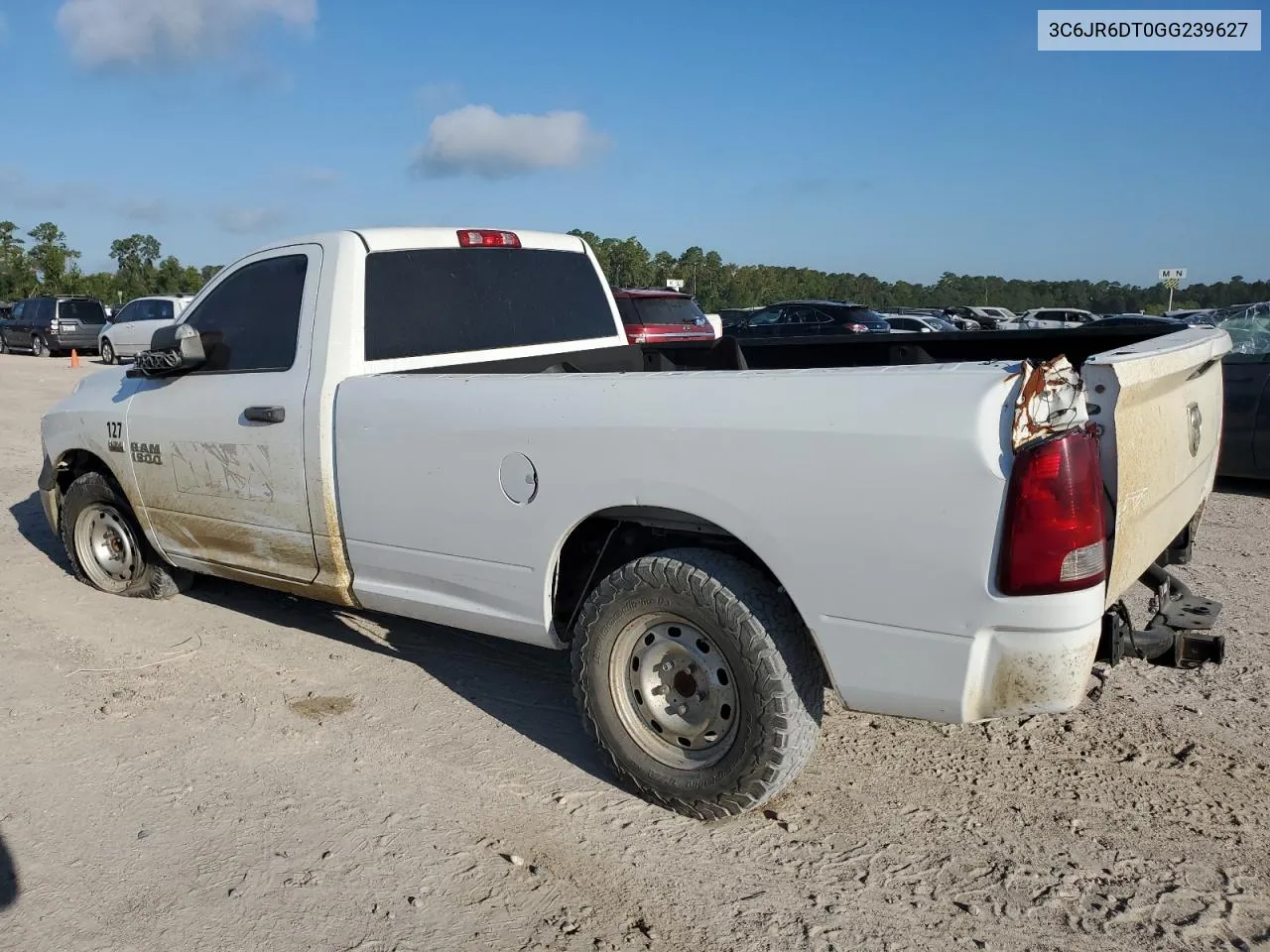 2016 Ram 1500 St VIN: 3C6JR6DT0GG239627 Lot: 72553424