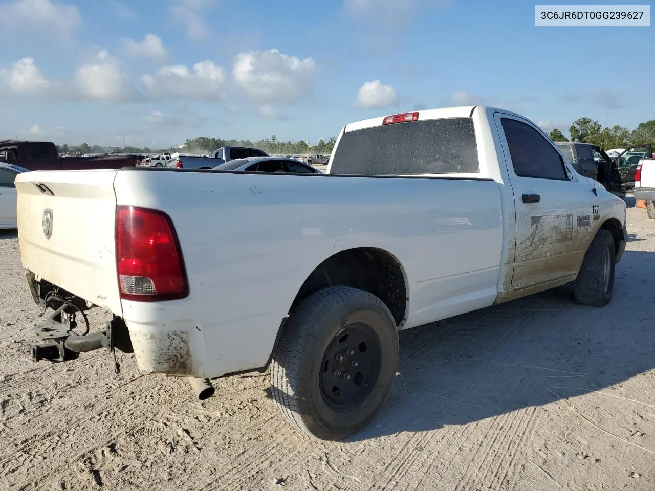 2016 Ram 1500 St VIN: 3C6JR6DT0GG239627 Lot: 72553424