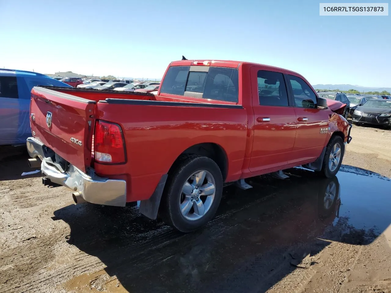 2016 Ram 1500 Slt VIN: 1C6RR7LT5GS137873 Lot: 72558484