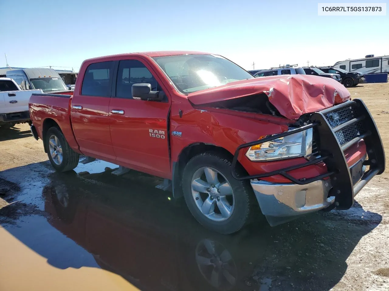 2016 Ram 1500 Slt VIN: 1C6RR7LT5GS137873 Lot: 72558484