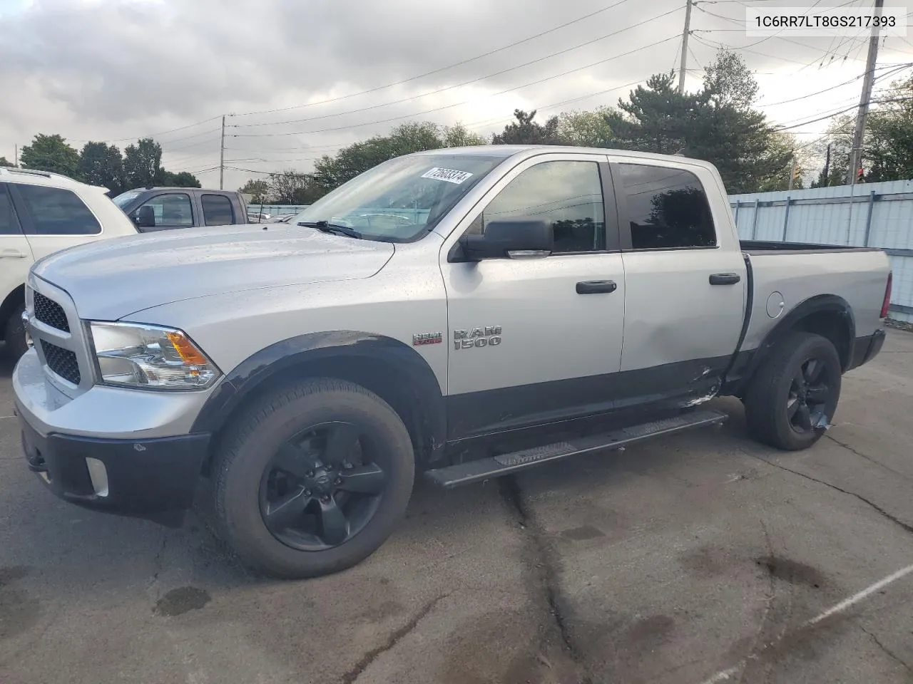 2016 Ram 1500 Slt VIN: 1C6RR7LT8GS217393 Lot: 72603374