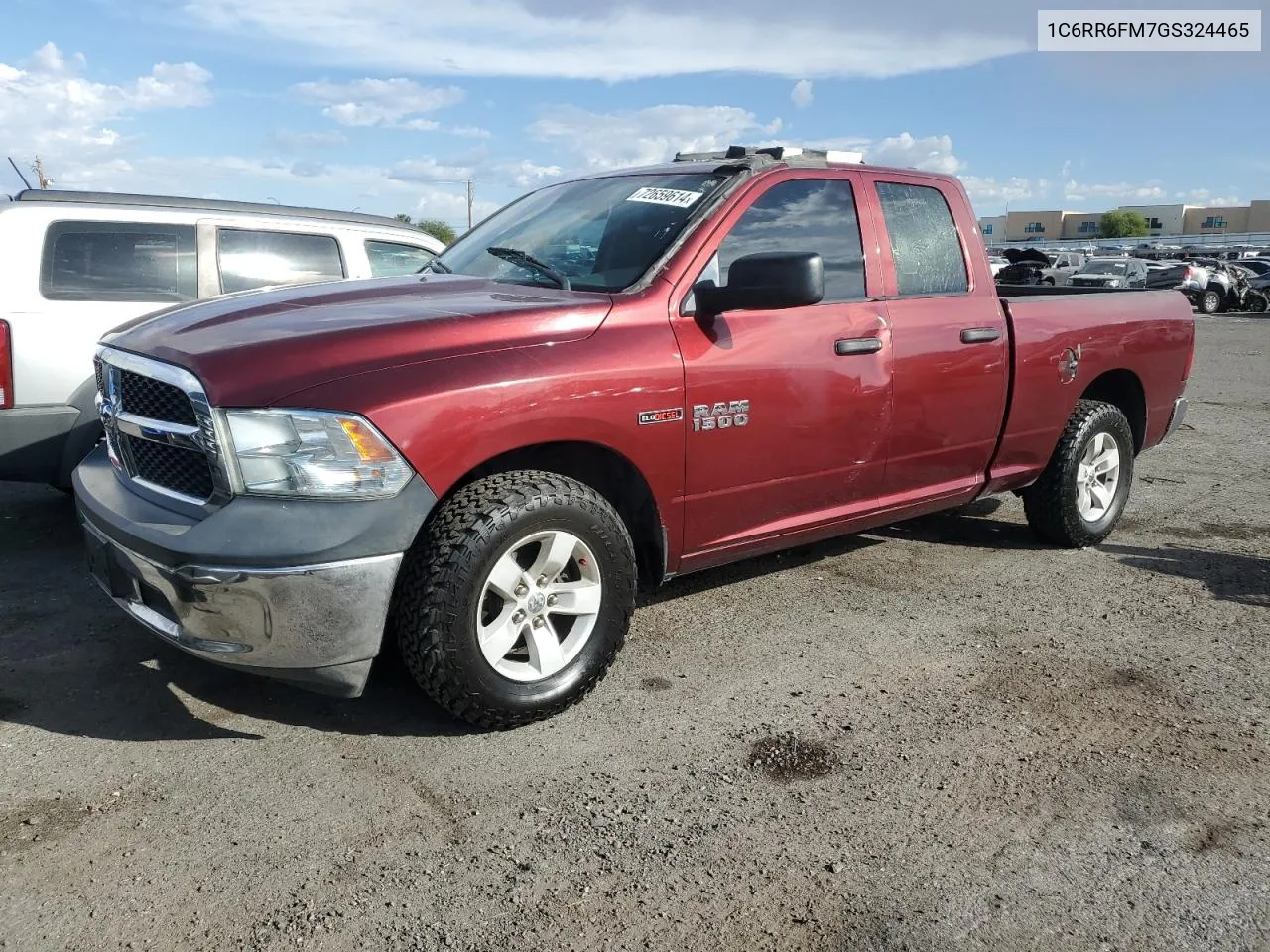 2016 Ram 1500 St VIN: 1C6RR6FM7GS324465 Lot: 72659614