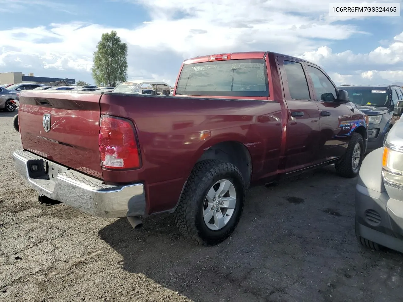 2016 Ram 1500 St VIN: 1C6RR6FM7GS324465 Lot: 72659614