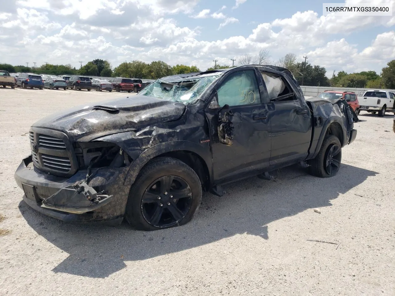 2016 Ram 1500 Sport VIN: 1C6RR7MTXGS350400 Lot: 72695744