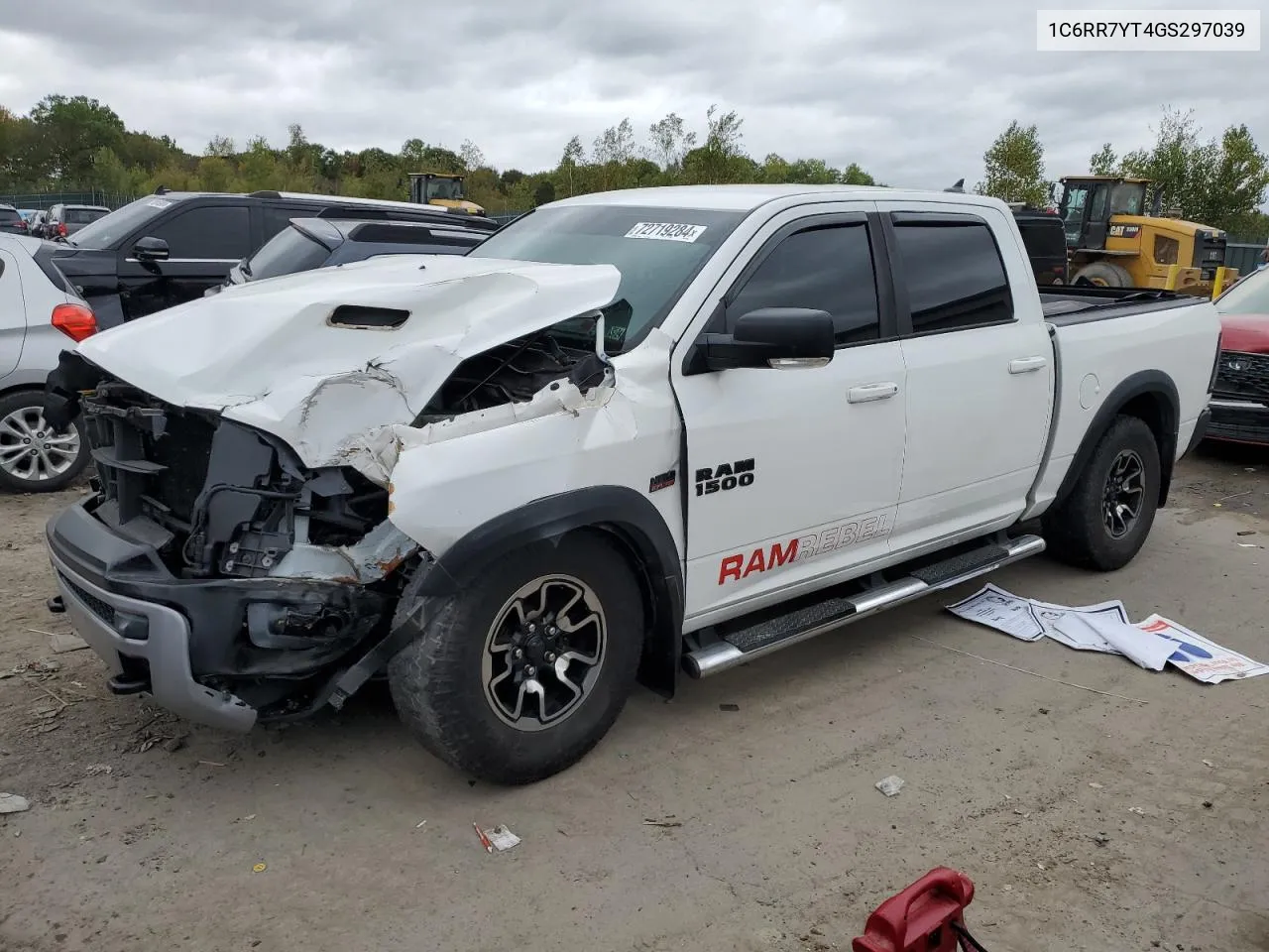 2016 Ram 1500 Rebel VIN: 1C6RR7YT4GS297039 Lot: 72719284