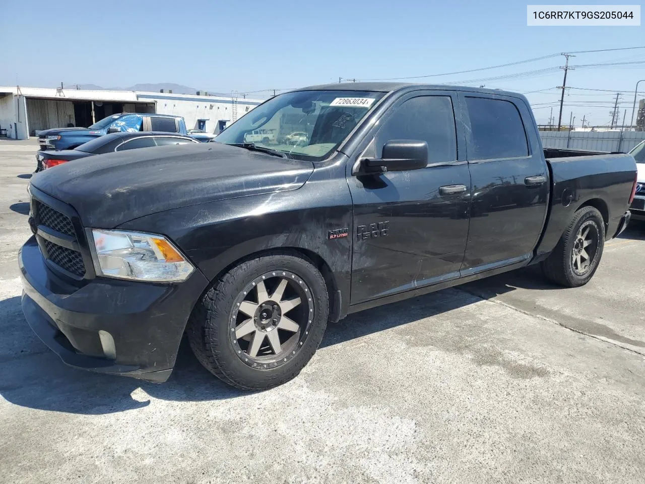 2016 Ram 1500 St VIN: 1C6RR7KT9GS205044 Lot: 72863034