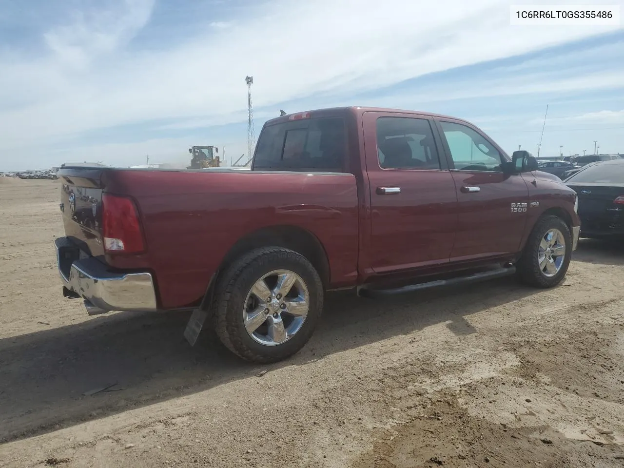 2016 Ram 1500 Slt VIN: 1C6RR6LT0GS355486 Lot: 72904664