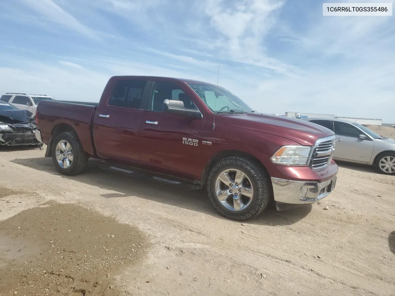 2016 Ram 1500 Slt VIN: 1C6RR6LT0GS355486 Lot: 72904664