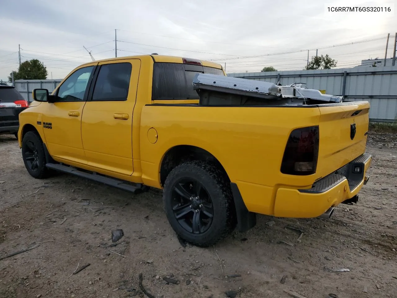 2016 Ram 1500 Sport VIN: 1C6RR7MT6GS320116 Lot: 72911024