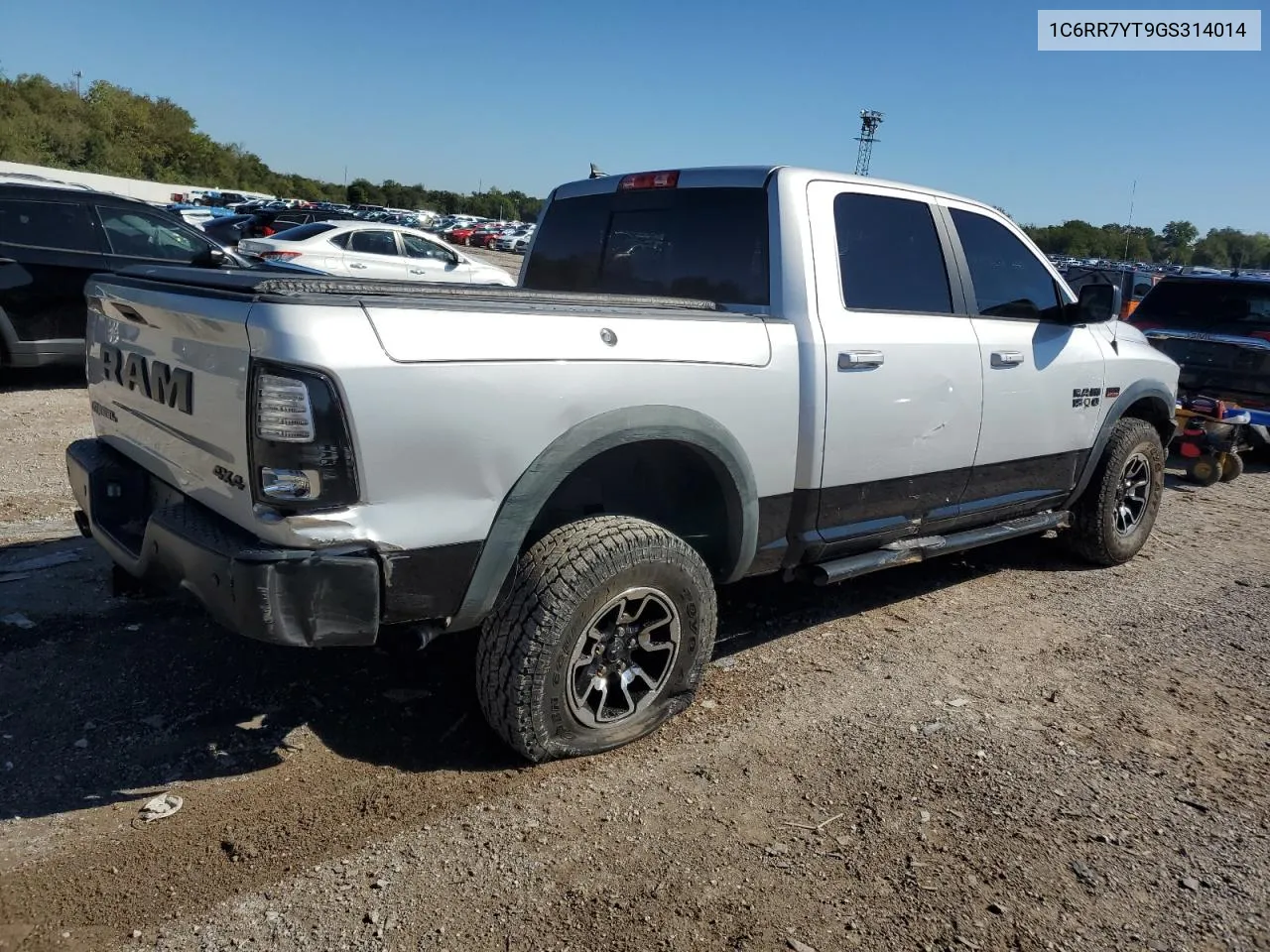 2016 Ram 1500 Rebel VIN: 1C6RR7YT9GS314014 Lot: 72958854